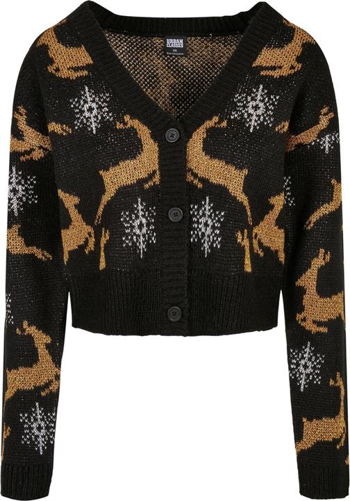 Image du produit Urban Classics Cardigan de Noël court et surdimensionné pour femmes (M)