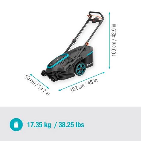 Productafbeelding Gardena Akku-Rasenmäher PowerMax Duo 46/36V P4A solo (Oplaadbare batterij)
