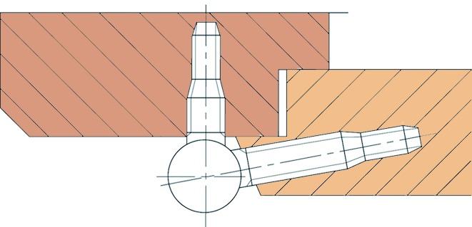 Actual product image Sassba 11 R for framed doors