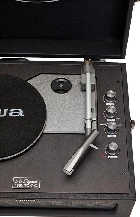 Actual product image Aiwa VPX-1971BK Turntable, black (Automatic)