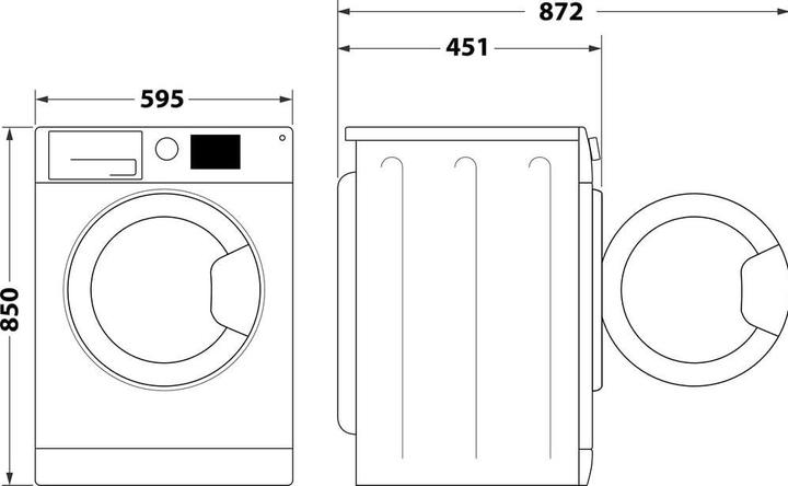Nutritional values and ingredients Whirlpool WRSB 7259 D EU (7 kg, Left)