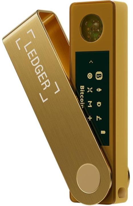 Ledger Nano X - Gold (Litecoin, Dash, Bitcoin, Others, Dogecoin, Ethereum Classic)