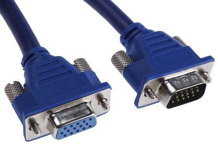 Produktbild Rs Pro VGA-Kabel A VGA / Male B VGA / Female, 3m B (0.19 m, VGA)