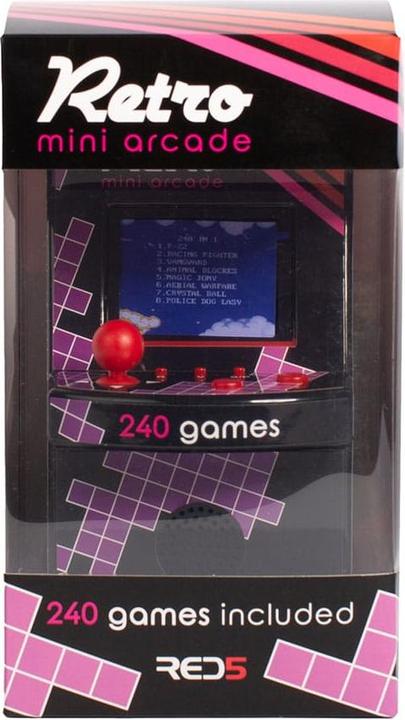 Produktbild The Source RED5 Mini Arcade Machine Electronic Arcade Carnival Game