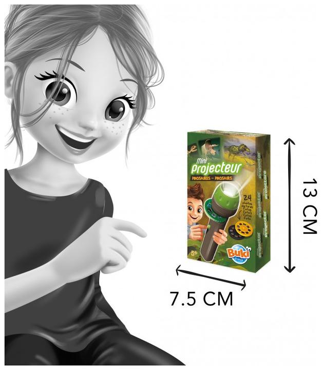 Produktbild Buki MINI PROJECTEUR DINOSAURES PAR 12 PIECES (FR-DE-IT-EN-ES-NL)