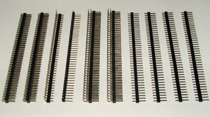 Produktbild OEM Stiftleisten-Set 10 Stk. 40Pin-Stiftleisten in 4 Variation