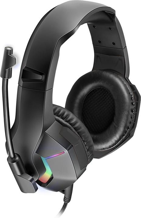 Produktbild Varr Pro Gaming Headset with RGB Backlight, Highly Sensitive Microphone (.) Boom, Noise Cancelling (Kabelgebunden)