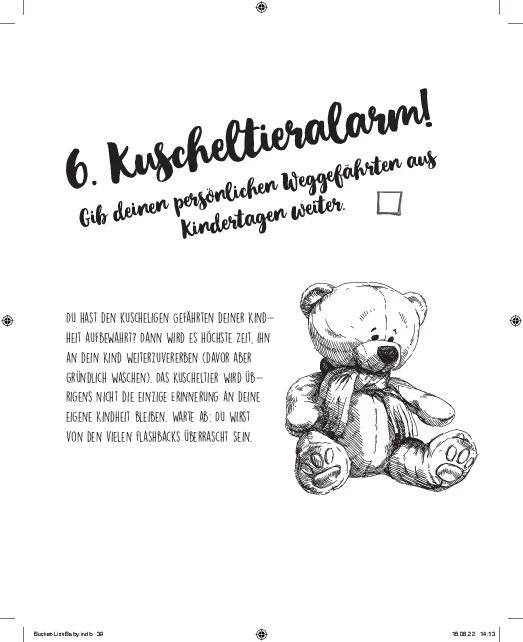 Produktbild Die Baby Bucket List (Deutsch, Stephanie Fischer, 2022)