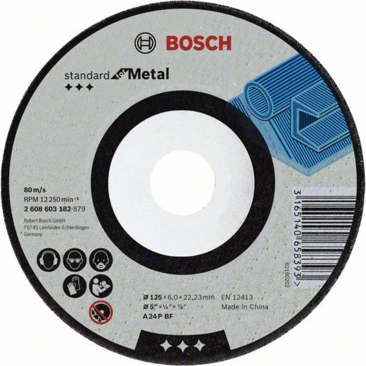 Produktbild Bosch Professional Zubehör PRO Metal Schruppscheibe, 125 x 6 x 22.23 mm