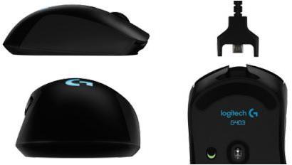 Immagine prodotto Logitech G G403 Prodigy (Senza fili, Cablato)