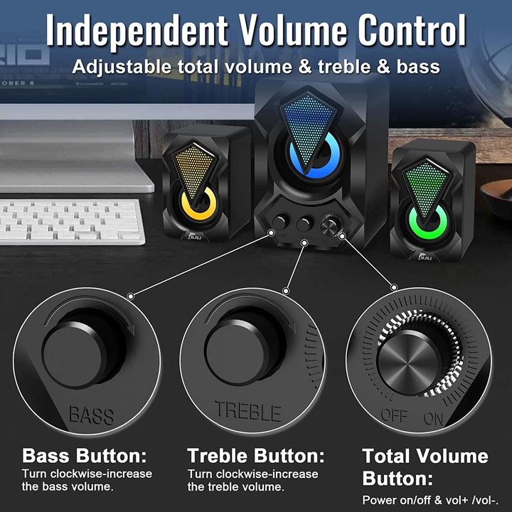 Produktbild Njsj RGB 2.1 Lautsprecher mit Subwoofer