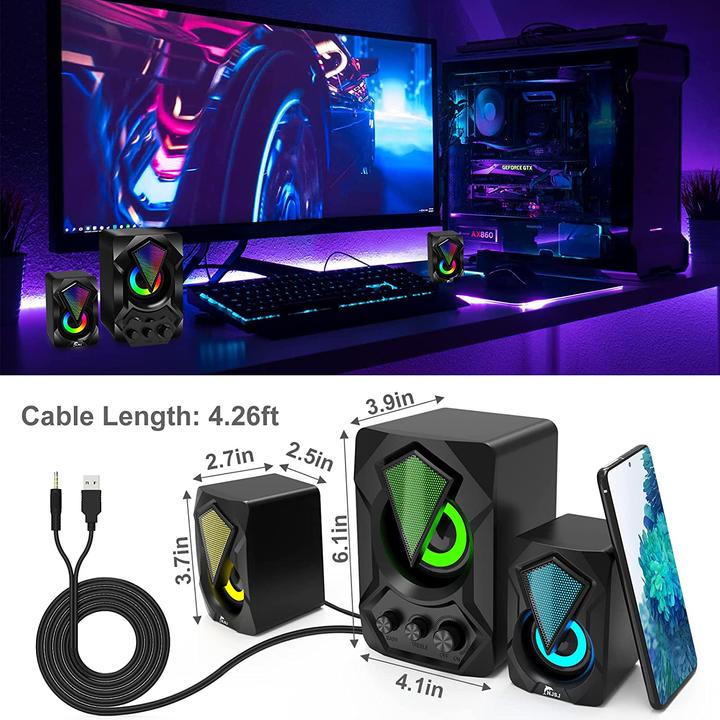 Produktbild Njsj RGB 2.1 Lautsprecher mit Subwoofer
