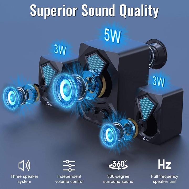 Produktbild Njsj RGB 2.1 Lautsprecher mit Subwoofer