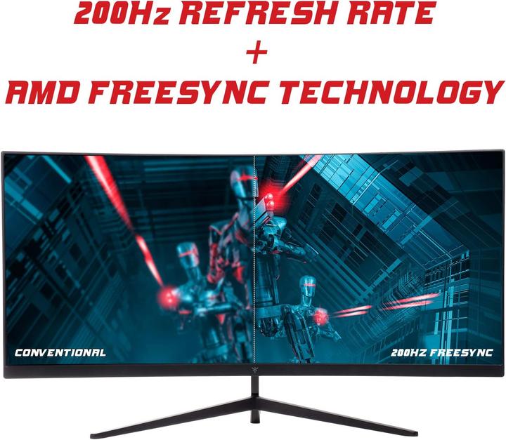 Produktbild Itek Ecran incurvé 30" (21:9) GGC UltraWide HD (Noir) 200Hz (2560 x 1080 Pixel, 30")