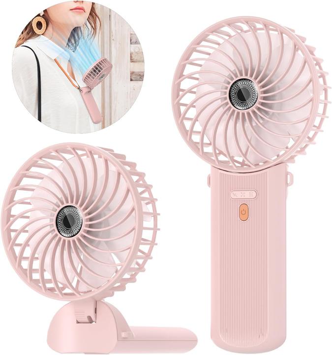 Image du produit Lepwings Faltbarer Mini-Ventilator, 4 Geschwindigkeiten (30 dB)