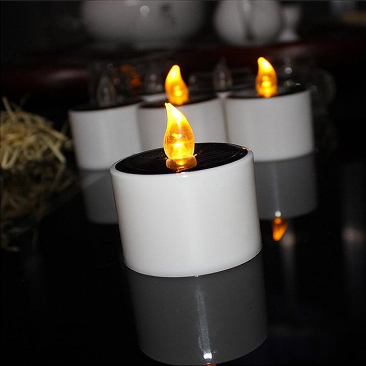 Image du produit Cover-Discount Lot de 6 bougies chauffe-plat solaires LED (6 x)