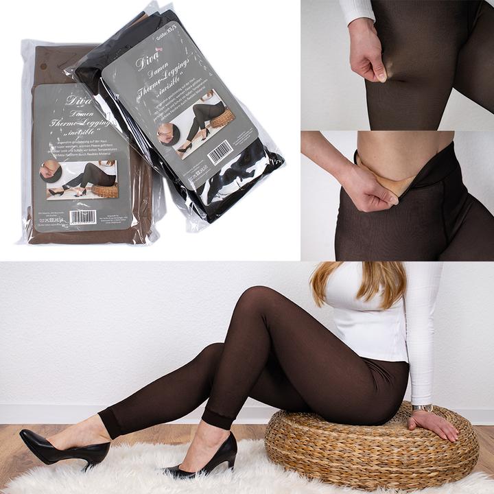 Produktbild Mojawo Da Thermo Leggings Laufhose Warm gefüttert Winter Fleece XL/XXL