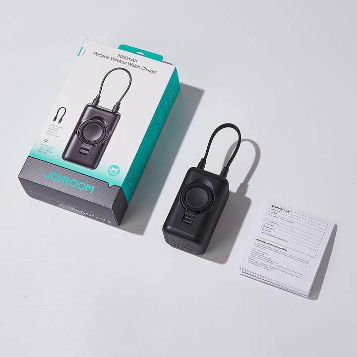 Produktbild Joyroom 5000 mAh Portable Charger for Mobile and Apple Watch - Black (5000 mAh, 3 W, 18.50 Wh)