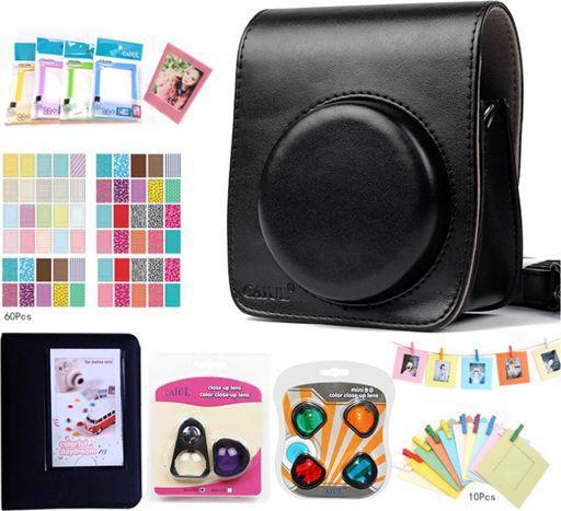 Caiul Case set 8in1 Case + album + frames + filters for Fujifilm Instax Mini 90 (Camera accessory bag)