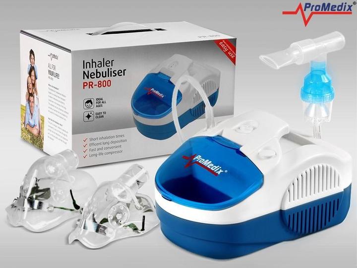 Actual product image Promedix PR-800 inhaler, set: nebulizer, masks, filters