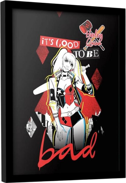 Produktbild Batman Gerahmtes Poster Harley Quinn Bad (40 x 30 cm)