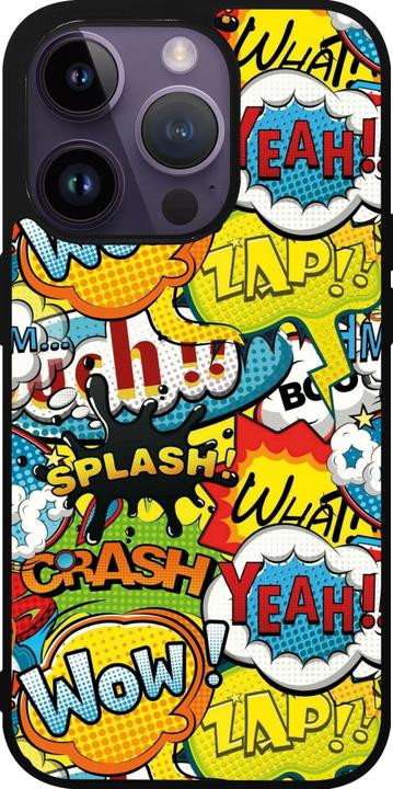 Image du produit PhoneLook Coque Silicone rigide noir Cartoons slogans (Apple iPhone 15 Pro)