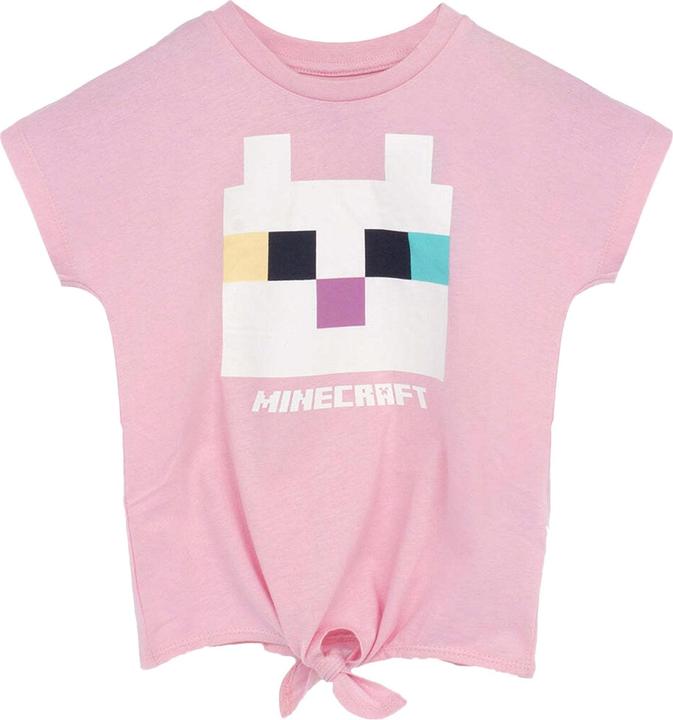 Minecraft TShirt Front mit Knoten Mädchen (158, 164)