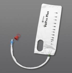 Hollister Incorporated VaPro Plus 1x Katheter CH12 40cm Nelaton mit Beutel 25 Stk