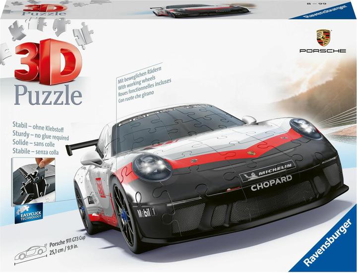 Actual product image Ravensburger Porsche 911 GT3 Cup (108 pieces)