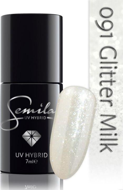 Semilac 091 Glitter Milk 7ml (UV-Gel Lack)
