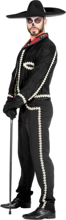 Actual product image Wilbers Men's Mariachi Costume, black (XXL)