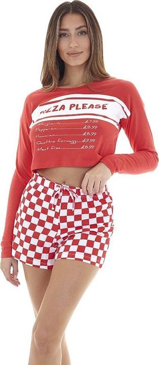 Produktbild Brave Soul Loungewear Set fur Frauen Pizza (XS)