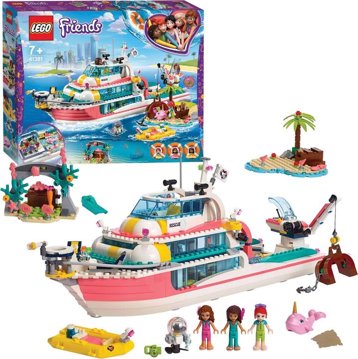 Image du produit LEGO Bateau de mission de sauvetage (41381, LEGO Friends)