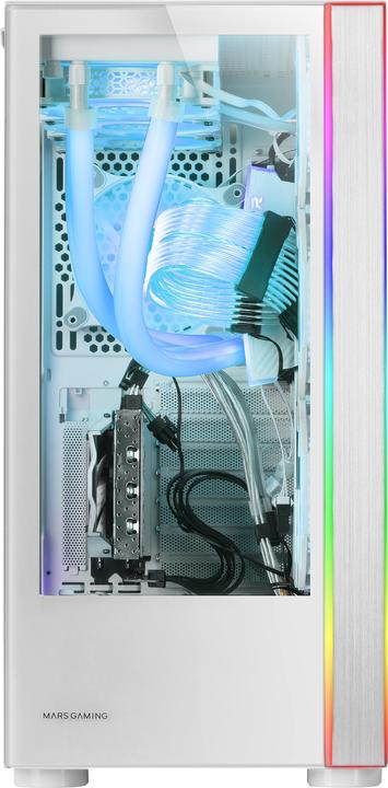Image du produit Mars Gaming Boitier Grand Tour E-Atx Mc-Ult Avec Panneaux Vitrés (Blanc) (mATX, Mini-ITX, ATX)