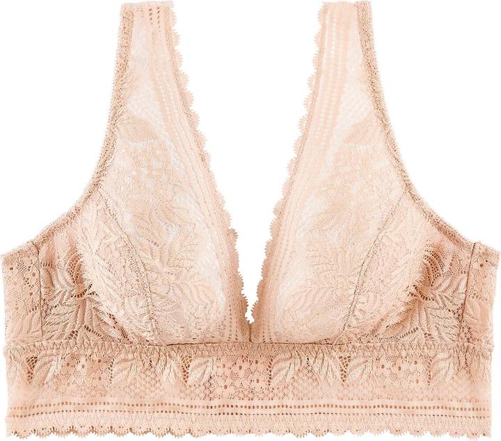 Actual product image La Redoute Collections JEANNE recycled lace bralette bra (70 C)