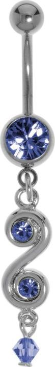 Produktbild Bijouteria Bauchpiercing (Acrylglas, Chirurgenstahl 316L, Kristall, Messing rhodiniert)