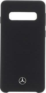 Actual product image Mercedes-Benz Back cover protective case Samsung Galaxy S10 - Black with Mercedes metal logo (Samsung Galaxy S10)
