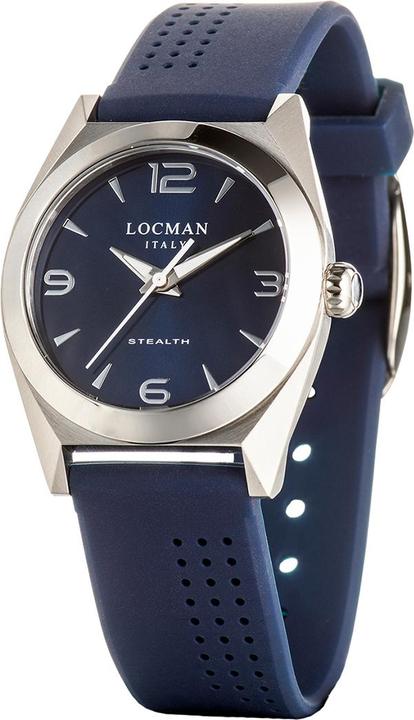 Produktbild Locman Italy Damenuhr Stealth Lady blau Ref. 0804 (Uhr mit Schmuckstein, 33 mm)
