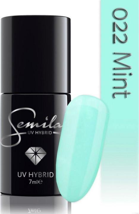 Actual product image Semilac 022 Mint 7ml (UV gel varnish)