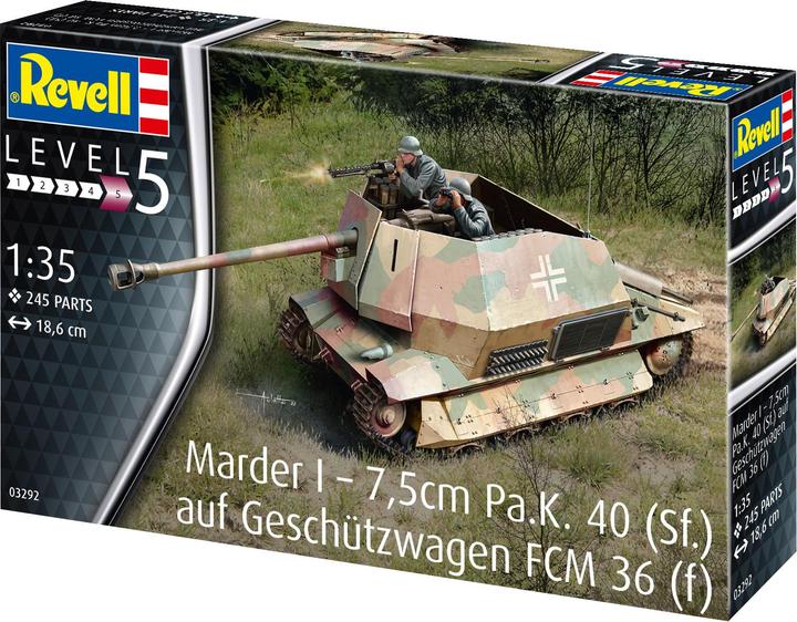 Actual product image Revell Marder I on FCM 36 base