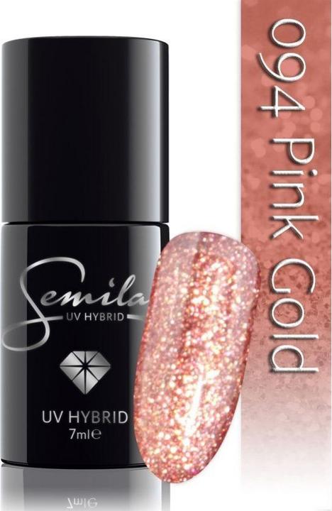 Immagine prodotto Semilac 094 Oro rosa 7ml (Colore beige Oro rosa, Vernice UV gel)
