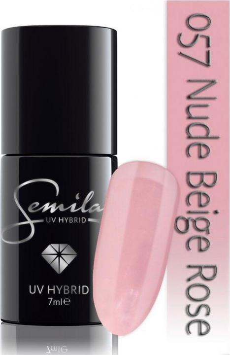 Immagine prodotto Semilac 057 Rosa giallo bruno nudo 7ml (Colore Beige Nudo Beige Rosa, Vernice UV gel)