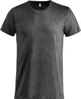 T-Shirt Clique Basic-T 029030, Baumwolle, anthrazit meliert, Grösse XL (XL)