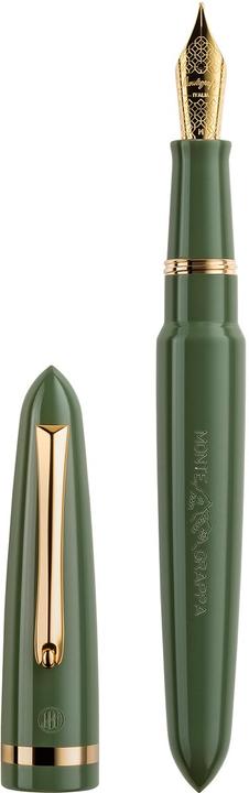 Produktbild Montegrappa Isven3ag 2 Venetia Füllfederhalter, Lagunengrün, Gelbgold, Stahl M (Gelbgold)