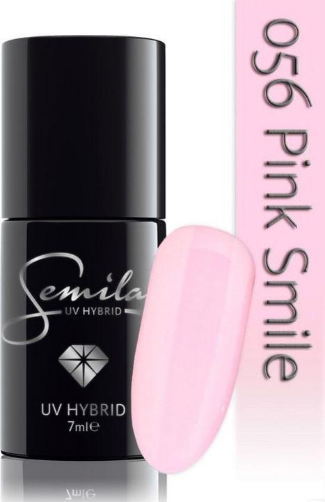 Actual product image Semilac 056 Pink Smile 7ml (Pink Smile, UV gel varnish)