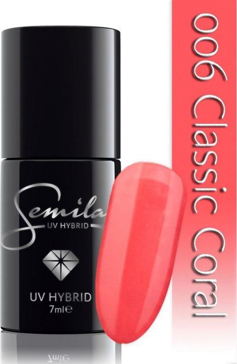 Immagine prodotto Semilac 006 Corallo classico 7ml (006 Corallo classico, Vernice UV gel)