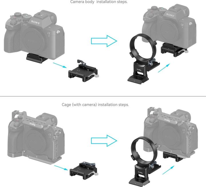 Actual product image SmallRig Rotatable Horizontal-to-Vertical Mount Plate Kit for Sony FX Series
