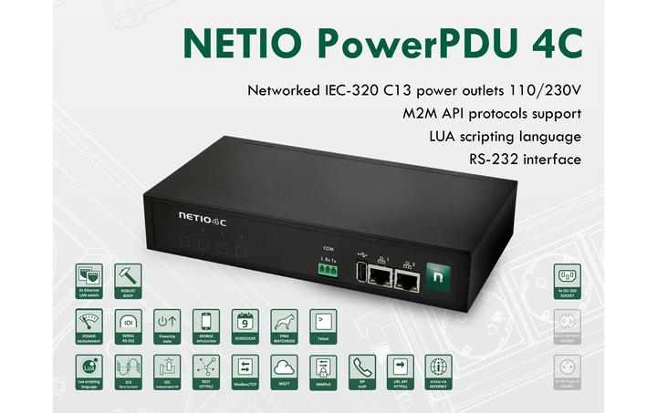 Immagine prodotto Netio PowerPDU 4C CH, Presa di corrente IP