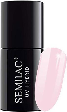 Produktbild Semilac UV Hybrid Varnish 128 Pink Marshmallow 7ml (128 UV Hybrid Varnish Pink Marshmallow, UV-Gel Lack)