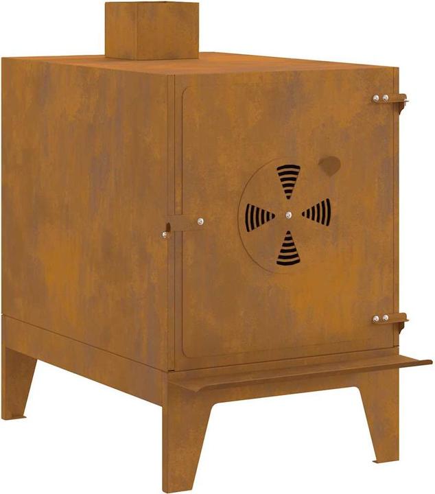 Produktbild VidaXL Gartenofen 35x50x60 cm Cortenstahl Camping Ofen tragbarer Ofen Holzofen